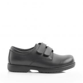 4173 Green Cross Boy's Two Strap School Shoe