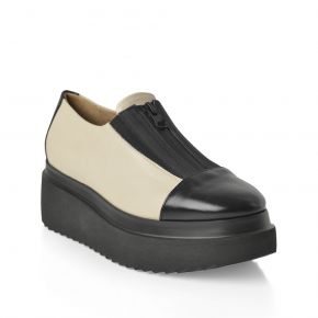 Donna Soft 52585 Flatiron Zip Up Loafer