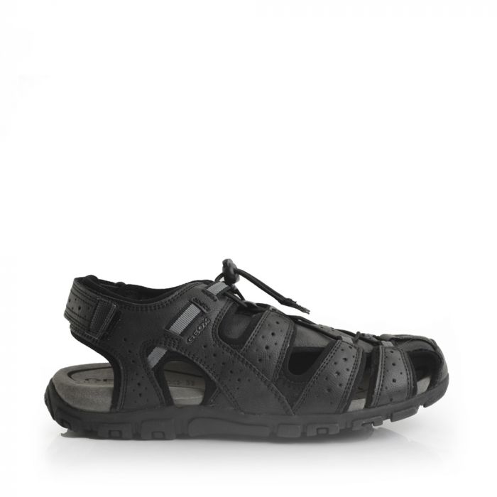 71965 Geox Flat Closed Toe Strappy Sandal