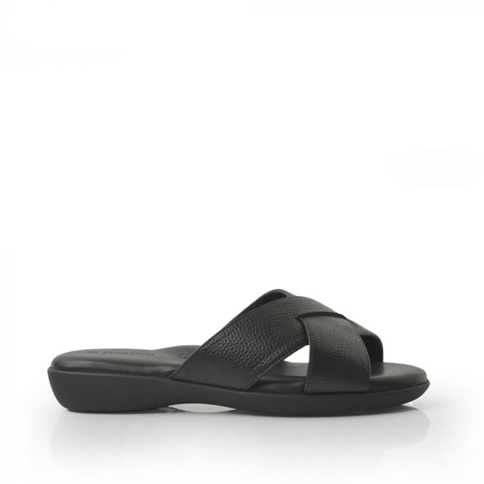 Green on sale cross sandals