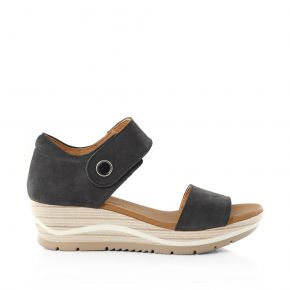 52117 Low Wedge Closed Back Strap Sandal