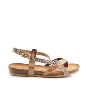 52216 Flat Multi X Over Strappy Sandal