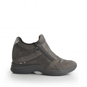 52288 Mid Wedge Slip-On Sneaker With Zip